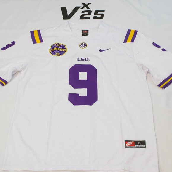 NEW Men's LSU Tigers Joe Burrow National Championship Jersey Size XL - Picture 1 of 1